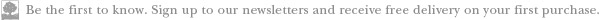 Enter your email address and sign-up to recieve exclusive offers, special sales